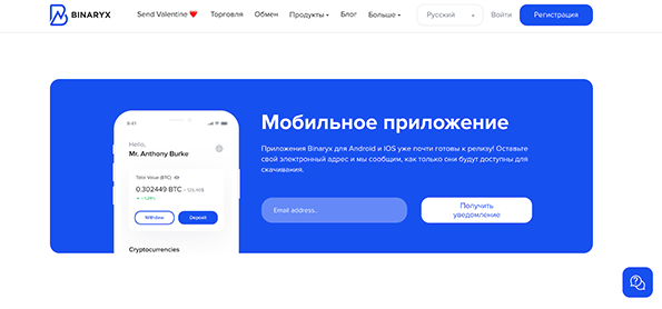 Продукты Binaryx