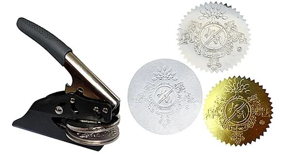 Рельефные печати по макету