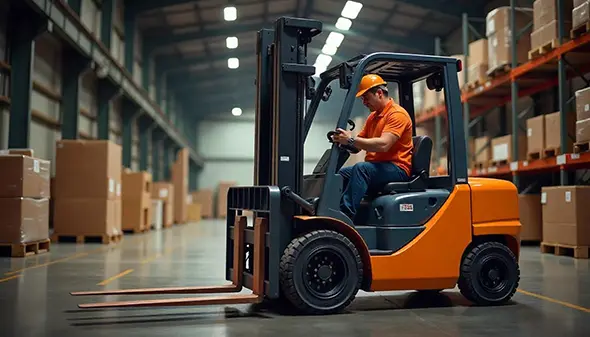 Вилочный погрузчик