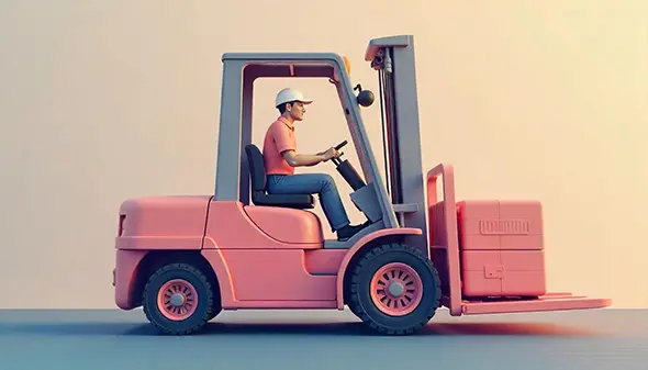 Вилочный погрузчик