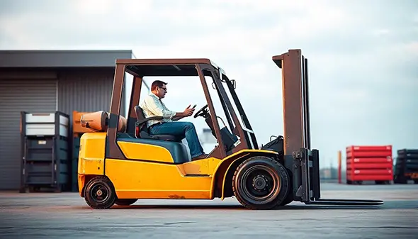 Вилочный погрузчик